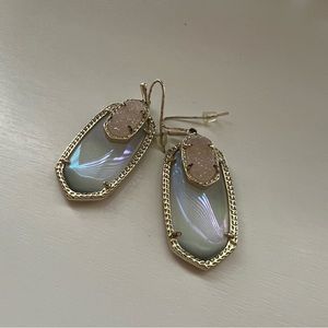 Kendra Scott Emmy Iridescent Slate / Iridescent Drusy Earrings